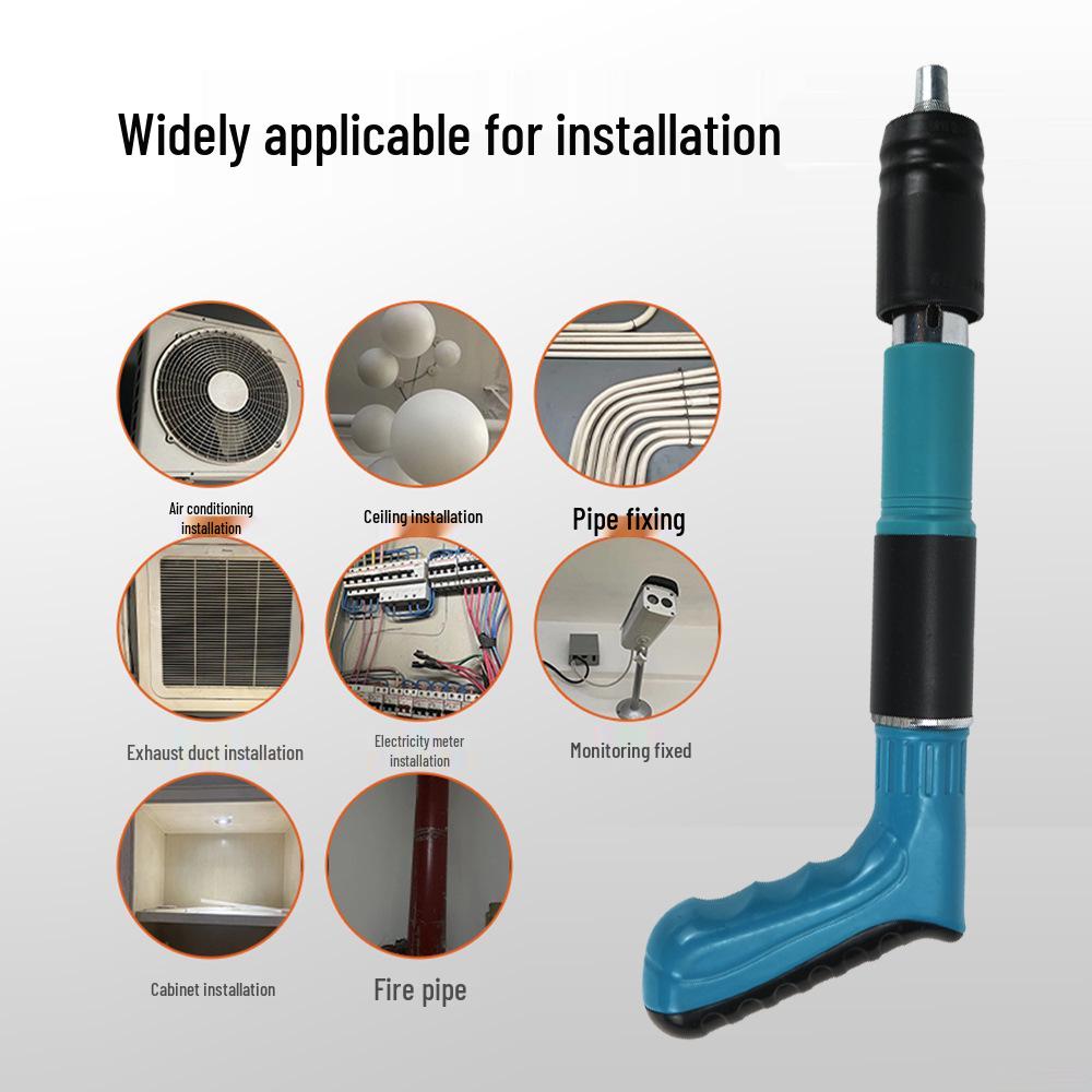 Бесшумный мини-гвоздезабивной пистолет для бетона и стен