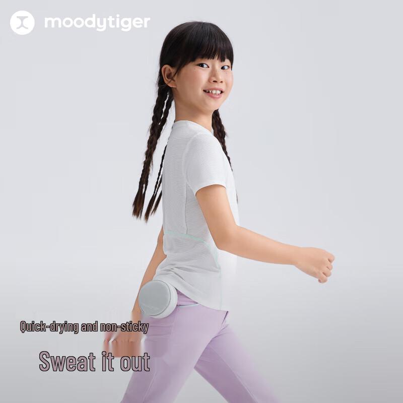 Girls' Golf Series Быстросохнущая футболка с коротким рукавом от moodytiger