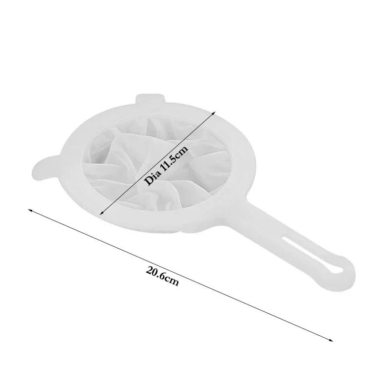 200 меш кухонный фильтр сетчатый фильтр сито пищевой фильтр нейлоновый сетчатый фильтр ложка соевое молоко сито йогурт кухонные гаджеты