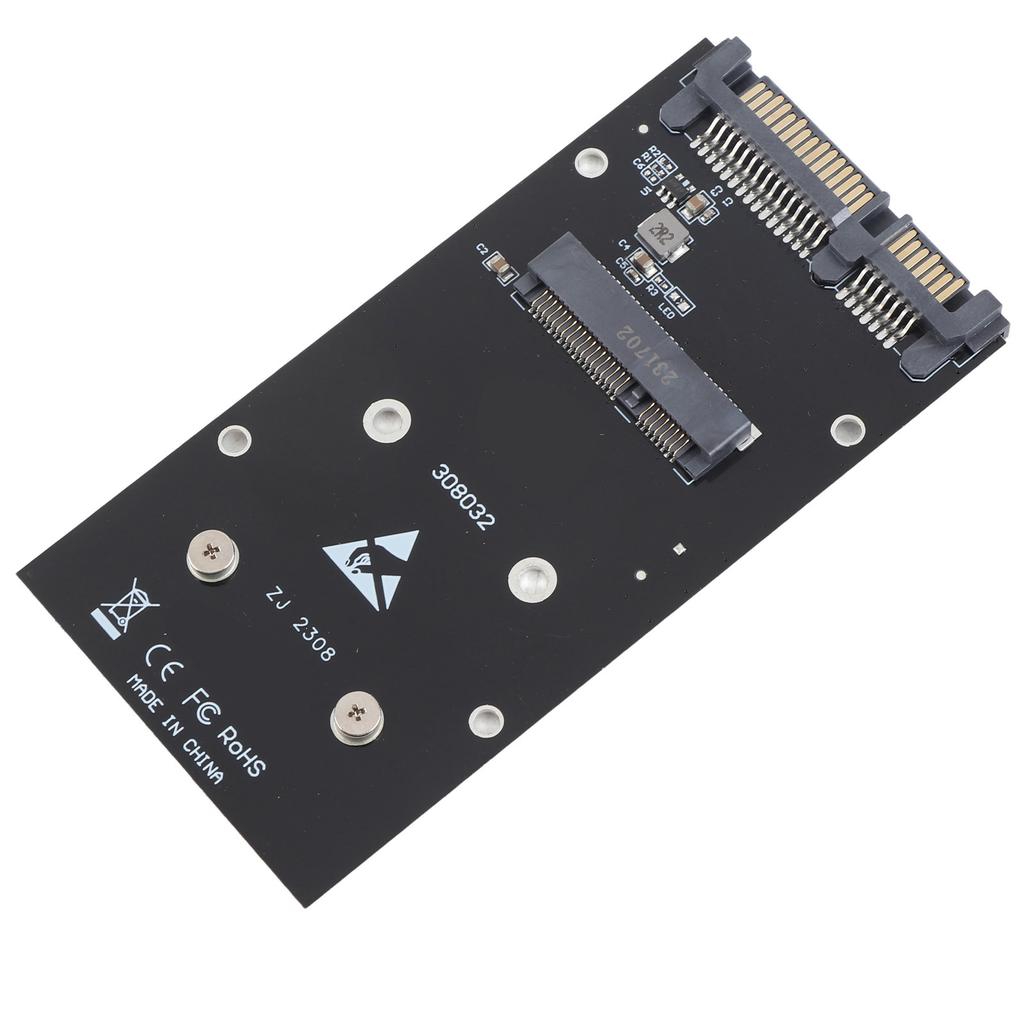 Адаптер MSATA на SATA III 6 Гбит/с Быстрая передача Интерфейс массовой памяти Печатная плата с интерфейсом SATA для настольного компьютера SSD