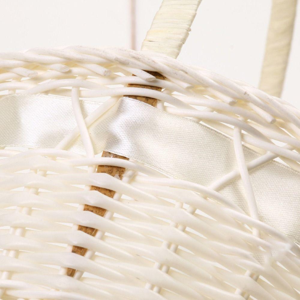 Большой контейнер для хранения фруктов Ручная работа Бамбуковая корзина для цветов Новая корзина для хранения