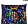 Killer Clown Horror Wall Tapestry Aesthetic Wall Hanging Printed Fabric Blanket Decorative Tapestries for Bedroom Living Room Home Decor
