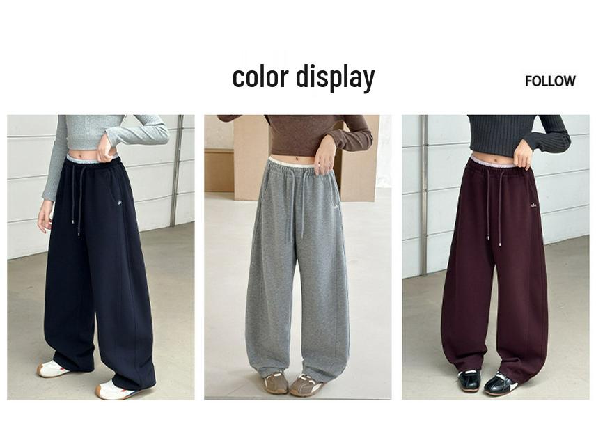 Спортивные брюки-палаццо для девочек - Весна/Осень 2025 Повседневные спортивные брюки для учениц начальной школы