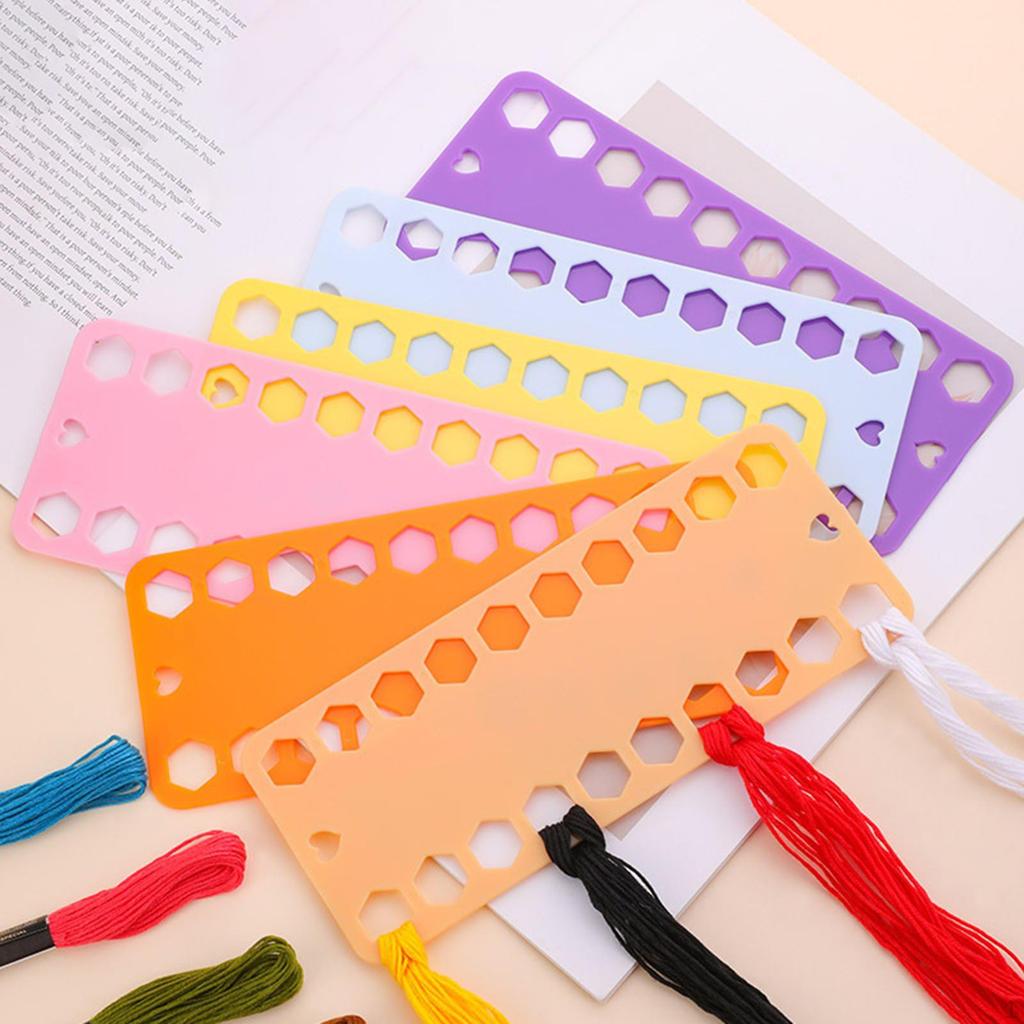 10 Pieces Embroidery Floss Organizer Cross Stitch Thread Holde,r Portable Storage Tool for Home DIY