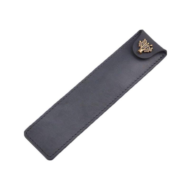 Кожаный держатель для ручек. Чехол для авторучки. Подставка для карандашей. Шариковая ручка ручной работы. Защитный чехол.