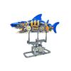 Deep Sea Shark Model Building 3D Block - Mechanical Rotation, Simulate Underwater Swimming, Ideal Gifts for Marine Animal Lovers