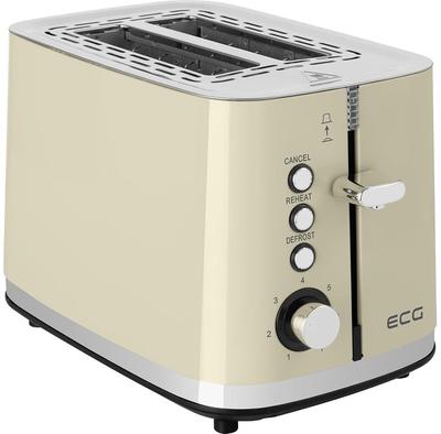 Тостер ECG ST 2766 Vintage vanilla