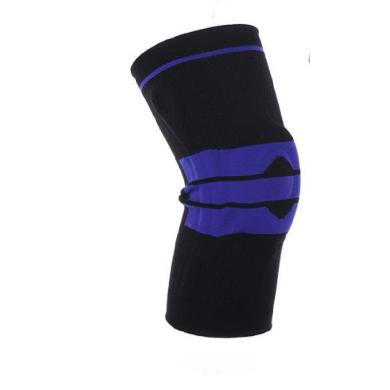 Спортивные наколенники, новые силиконовые пружинные вязаные наколенники, беговой баскетбол, производитель альпинизма оптом, спортивное защитное оборудование