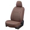 Clazzio Full Seat Cover Set for Spacia Custom MK54S MK94S R5 Flair Wagon Custom Style MM54S MM94S R6 One / (2023)/12~ / / (2024)/1~, Brown, Piece,