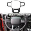 3Pcs/Set Carbon Fiber Style Steering Wheel Cover Trim Fit For Ford F-150 F-250 F-350 Expedition