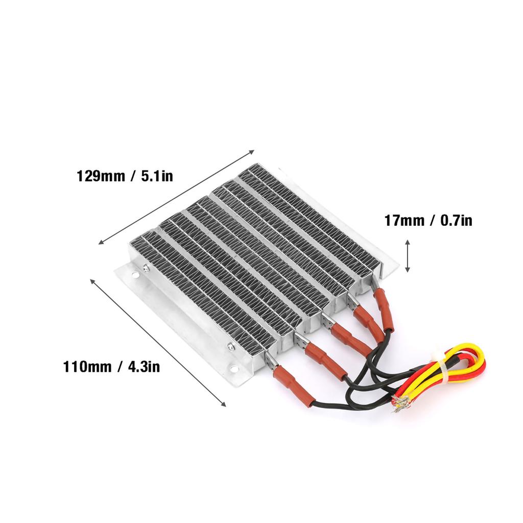 1000 Вт корпус постоянная температура PTC пульсация нагревательная пластина термисторы нагреватель с кабелем(48В)