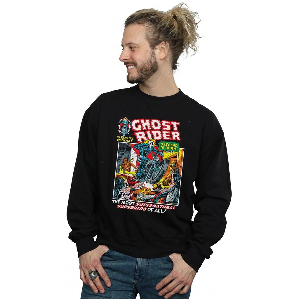 Marvel Mens Ghost Rider Sweatshirt