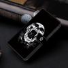 Fangs Skull Head Pattern PU Leather Wallet Flip Photo Frame Book Case for iPhone Samsung Huawei Honor Xiaomi Redmi Oppo Sony Motorola Nokia Google