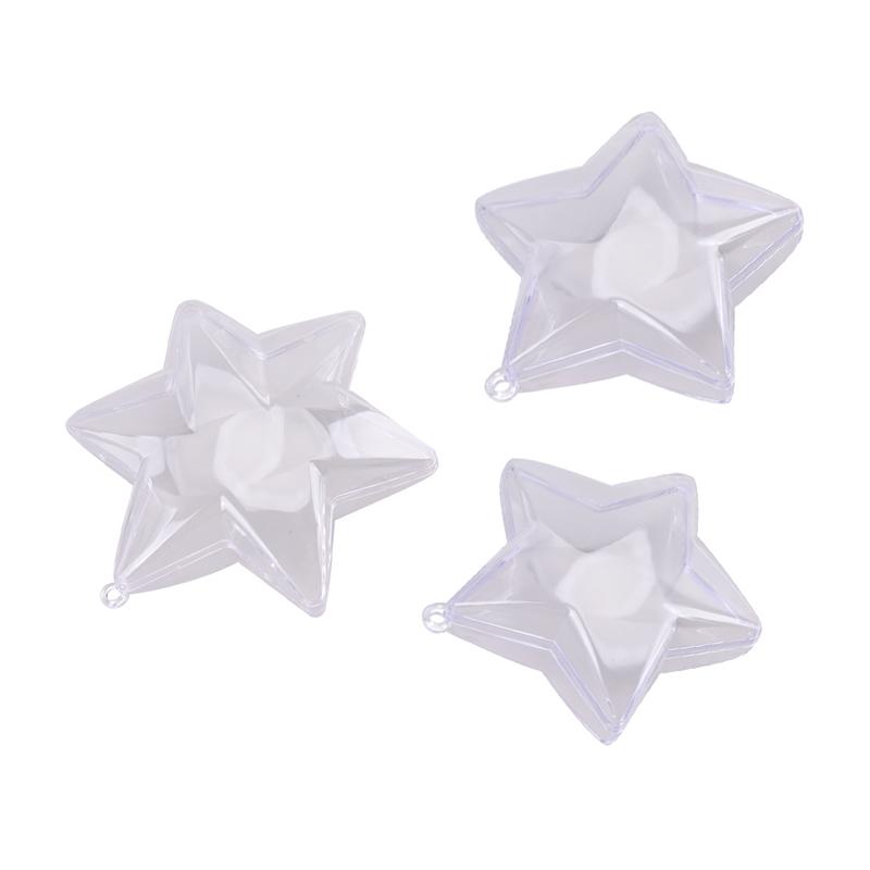 Прозрачный пластиковый шар. Прозрачные пластиковые шары для рукоделия, безделушки для рождественского декора.