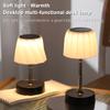 Перезаряжаемая настольная лампа с регулируемой высотой, портативная беспроводная сенсорная настольная ночная лампа для спальни, письменного стола, кабинета, лампа для чтения