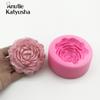 Big Flower Moulds Silicone Fondant Cake Soap Jelly Ice Chocolate Decoration Baking Tool 3D Rose Mold Clay Resin Art DIY