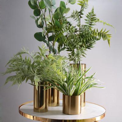 Nordic Simple Simulation Plant Decoration Маленькие украшения для гостиной Горшечные растения Зеленые растения Украшение рабочего стола Искусственный травяной горшок