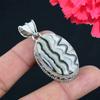 Prairie Agate Gemstone Pendant Solid 925 Sterling Silver Pendant Jewelry Gift For Unisex
