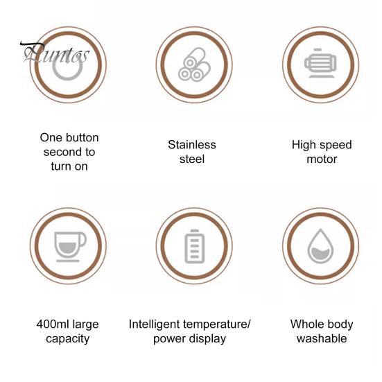 Магнитная саморазмешивающаяся кофейная кружка 400 мл, электрическая кружка для помешивания с крышкой, автоматическая кружка для смешивания кофе, молока, чая, изолированная бутылка из нержавеющей стали