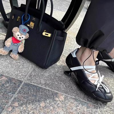 ~ Туфли Мэри Джейн на высоком каблуке на липучке, женские новые повседневные спортивные ремешки, балетки, женская обувь