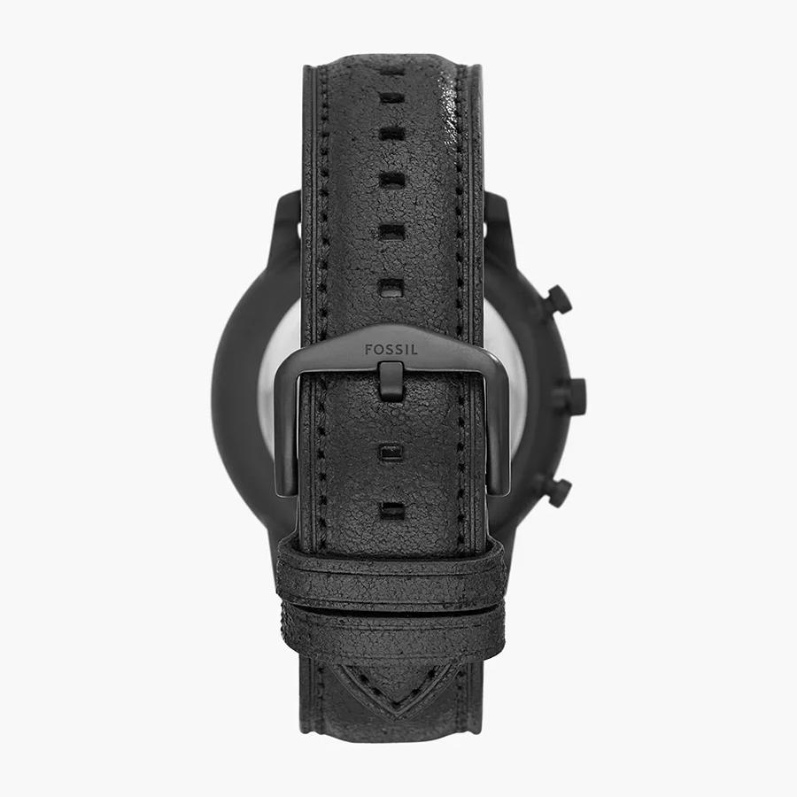 Fossil Мужские часы-хронограф Neutra - Синий круглый циферблат, Кожаный ремешок, Бизнес-кэжуал FS5503