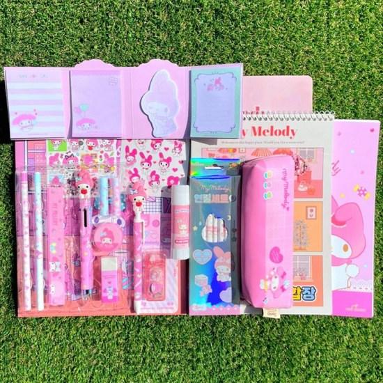 Sanrio Cinnamoroll Stationery Set, a Popular Character In Korea
