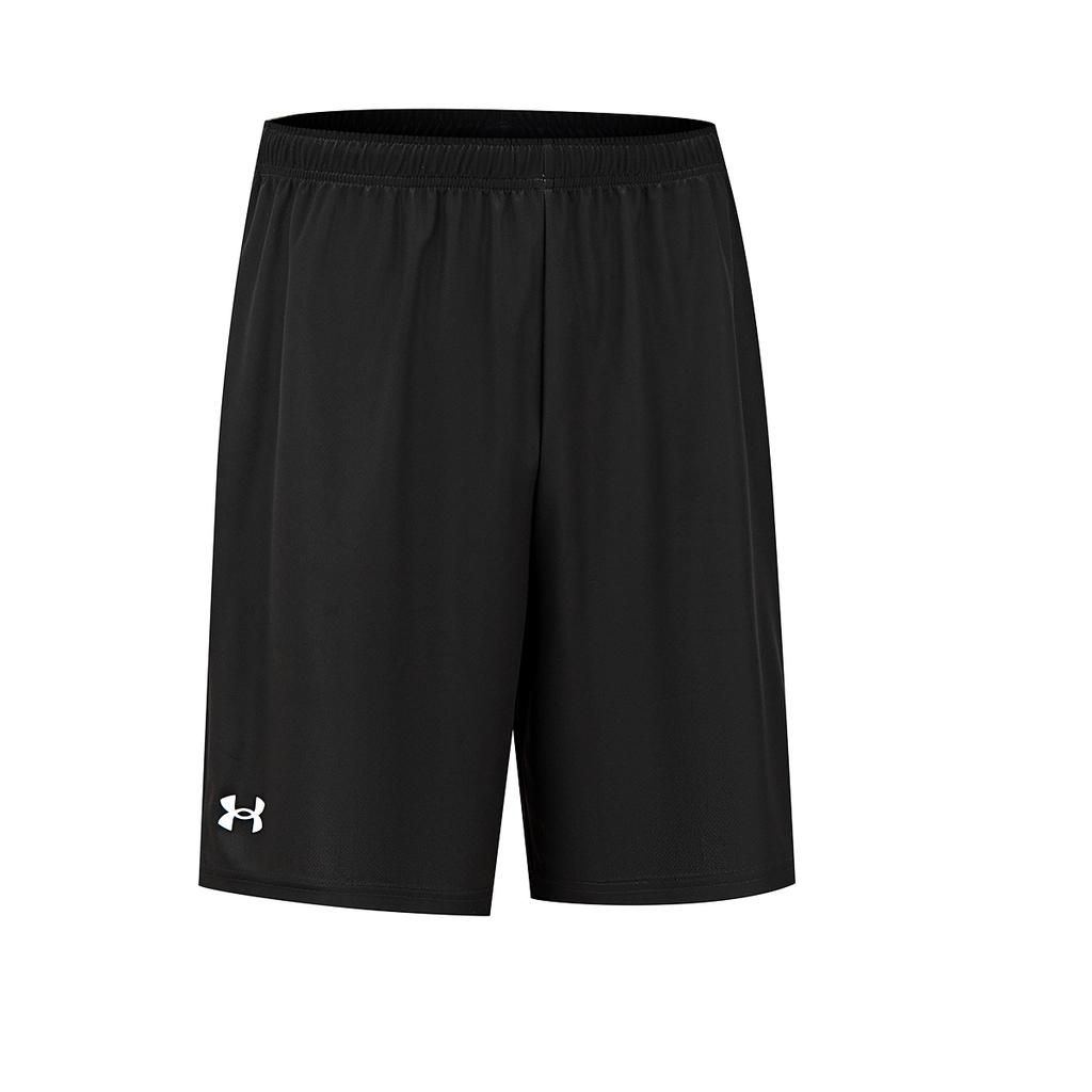 Under Armour Casual Running Color Block Crew Neck Pullover Short Sleeve Jersey Loose Breathable Mid Rise Shorts Sports Set 24500507-100+24500204-001