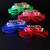 2025 Light up Glasses 2025 New Year Party Eyeglasses Decoration Photography Props for New Years Party Christmas Wedding