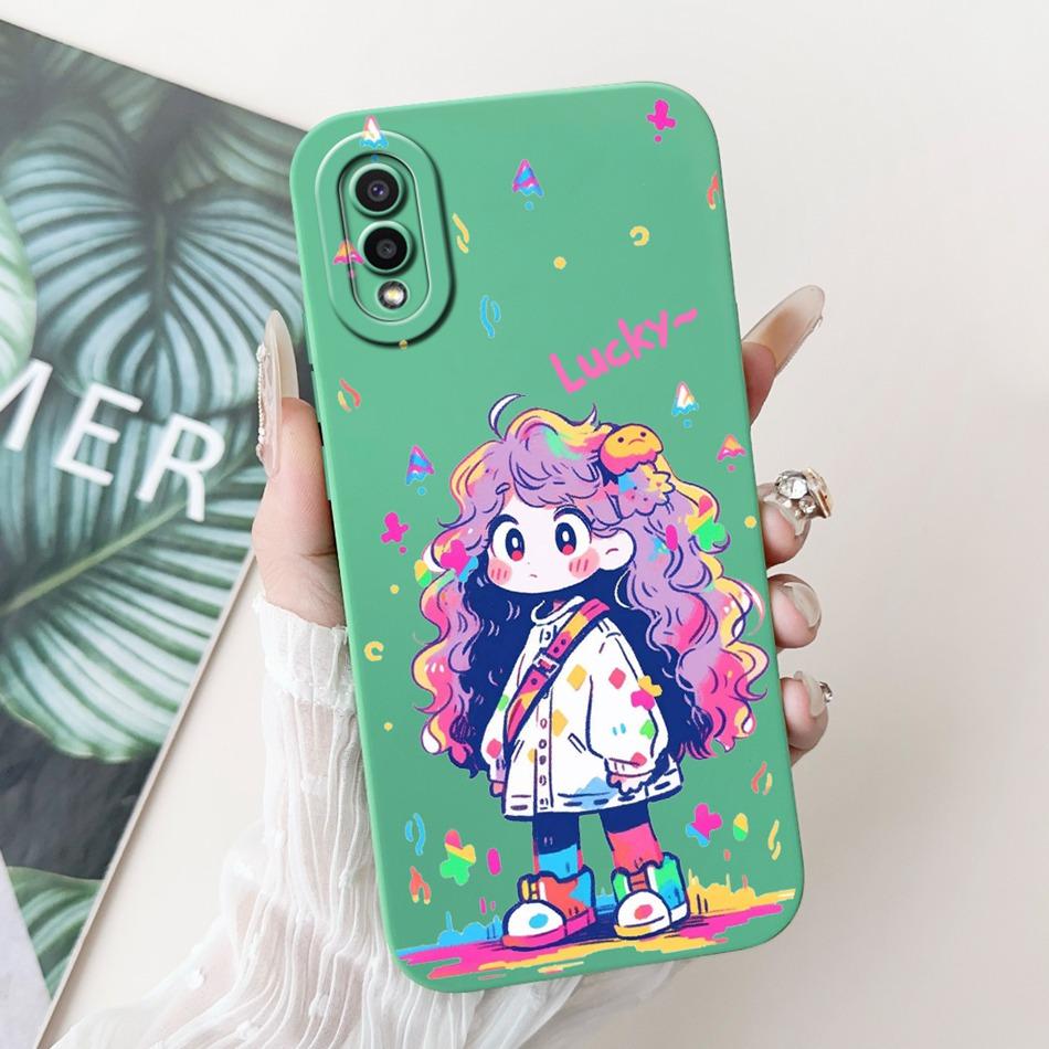 Чехол для телефона Samsung Galaxy A02 A02s Samsung A02 A02S SM-A025F A022G Элегантный Цветочный Принт Мягкий Силикон Ударопрочные Чехлы