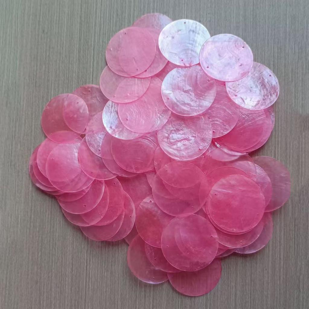 5 см DIY Белый Капиз Ракушка с двумя отверстиями Морская ракушка Массовые ракушки Капиз для декора DIY Музыка ветра и поделки Ювелирные аксессуары