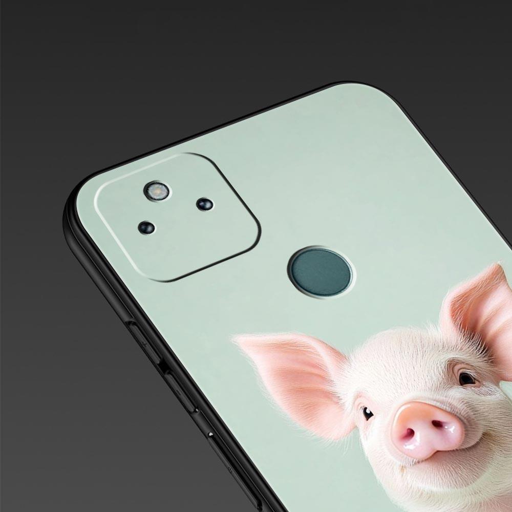Cute Pig Phone Case Cover for Google Pixel 10 9 8 7 6 9A 8A 7A 6A Pro Shockproof Soft TPU 10 Pro XL Shell Fundas Capas Coque Bag