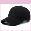Embroidery Letter H Baseball Cap Outdoors Breathable Sun Protection Hat Peaked