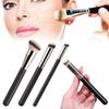 3Pcs Women Makeup Brush with Long Handle Portable Travel Professional Slanted Top Synthetic Soft Bristles Foundations Concealer Blending Cosmetic