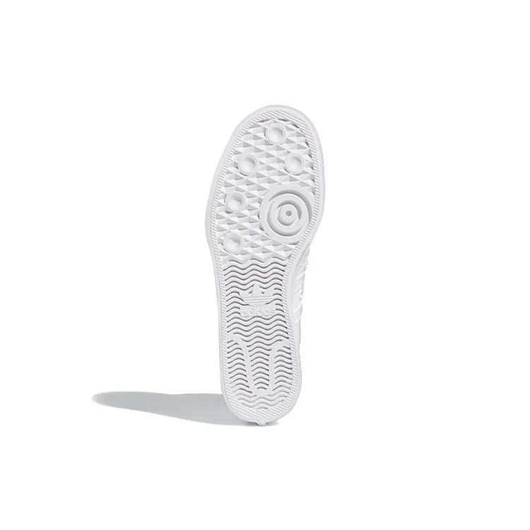 adidas Womens Nizza Platform Mid 'Triple White' (women's sizes) Cloud White / Cloud White / Cloud White Skate Shoes FY2782