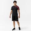 Training and size S T-shirt, sweat-wicking, quick-drying, antibacterial, odor-resistant, 32JAC210, unisex, black,