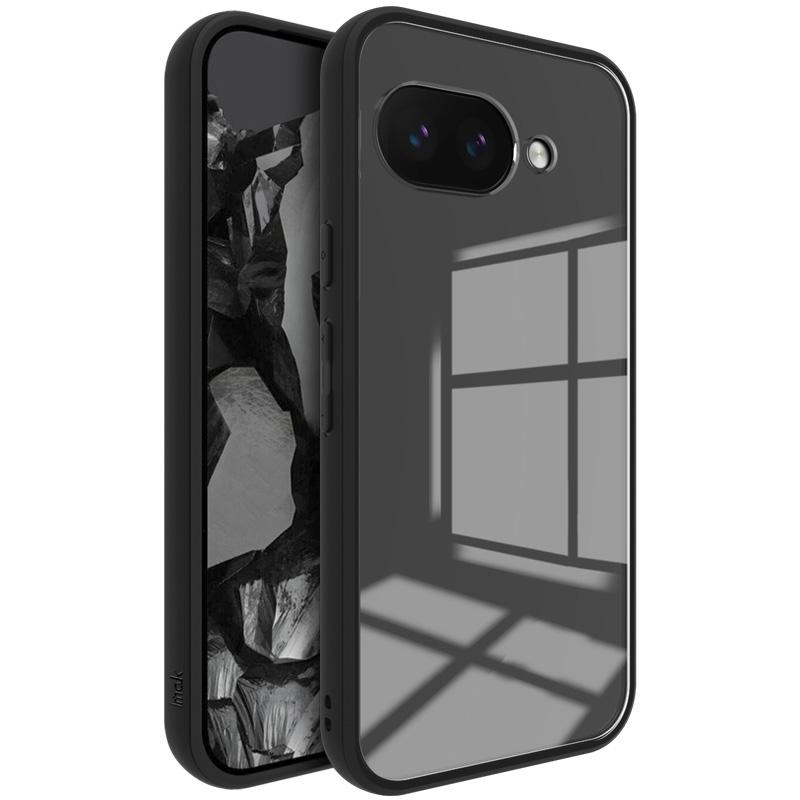 IMAK UX-9A Series for Google Pixel 9a Clear Case TPU PC Phone Cover Reinforced Corners