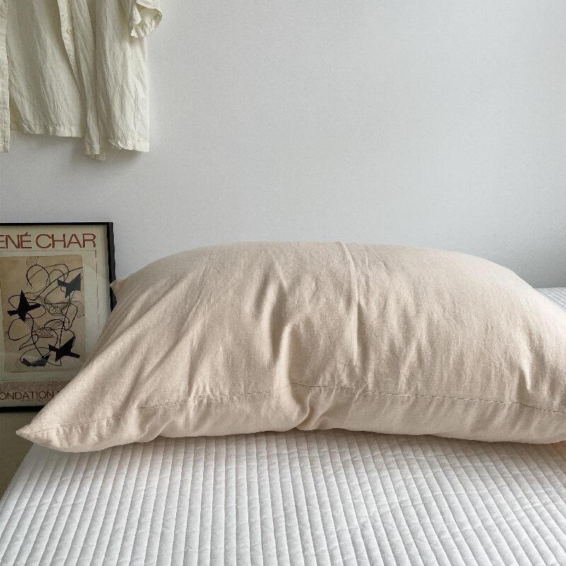 Пара наволочек из чистого хлопка с одинарной наволочкой для головы размером 48X74 см. (Без ядра подушки)