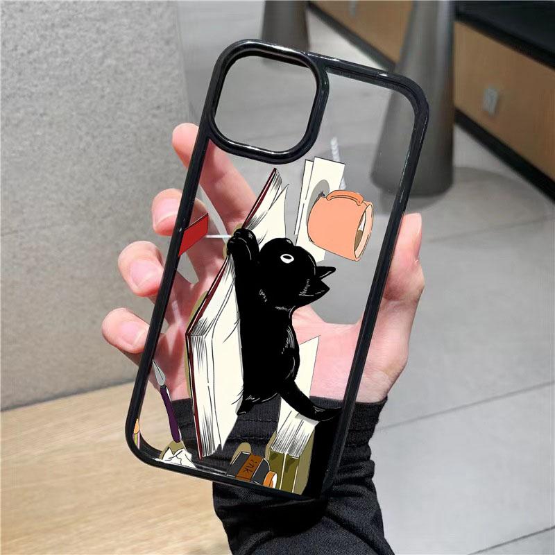 Чехлы для телефонов с изображением кошек для iPhone 13, 12, Pro Max, Mini, 15, 14, 11, Pro Max Plus, SE2, 8, 7, Plus, X, XS, XR. Милые и озорные чехлы с кошками.