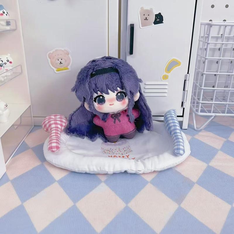 10cm cartoon Plush Doll The Fragrant Flower Blooms with Dignity Waguri Kaoruko Tsumugi Rintaro Pendant Keychain Plushie Fans Toy