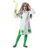 BB Carnival-Costume for Children Scientist 7-9 Years White