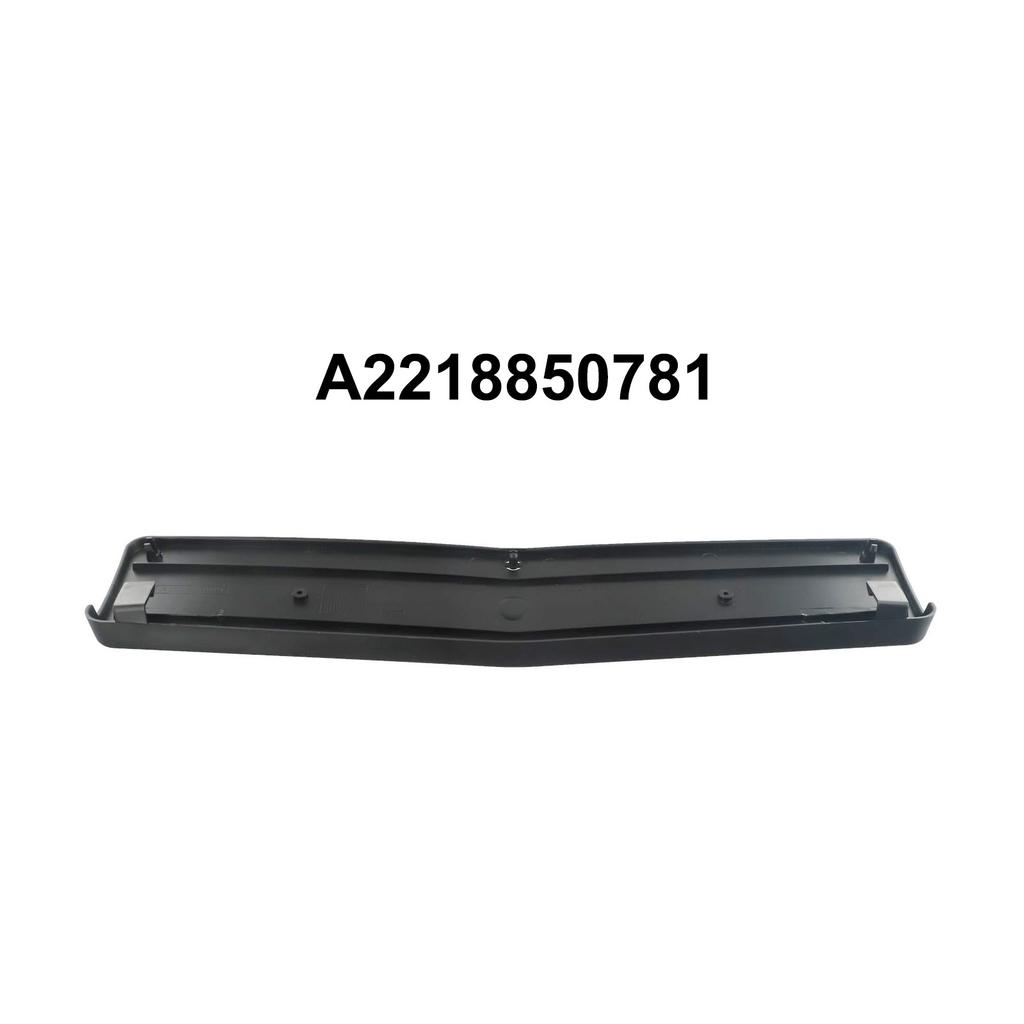 Bumper License Plate Black Bracket For Mercedes S-CLASS W221