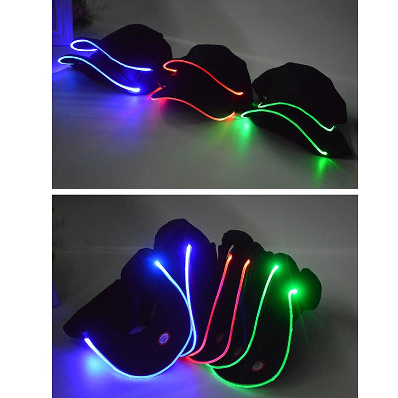 Современная кепка с ночным светом, светодиодная шляпа, бейсболка, светящаяся кепка, крутая легкая кепка