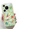 Mobile phone case with bracket is suitable for Huawei pura90promax graffiti cat 80ultra magnetic suction 70 + summer cover.
