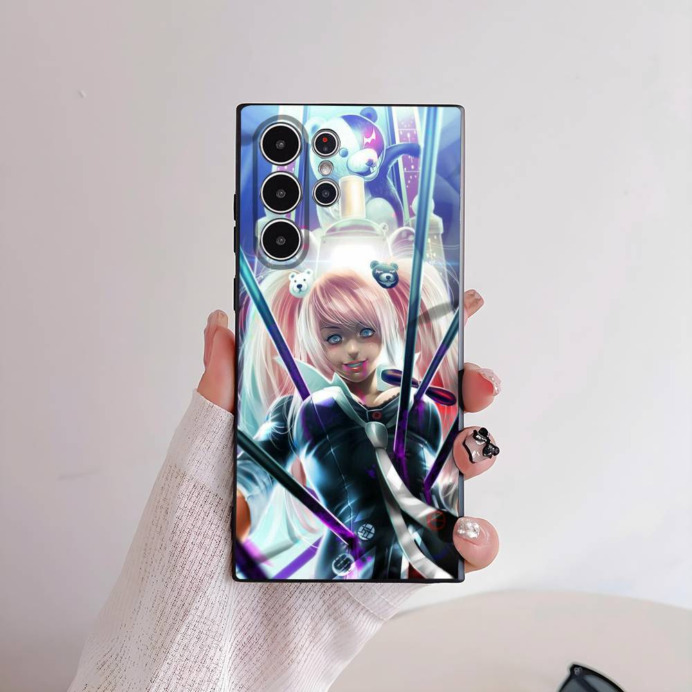 Чехол для телефона Danganronpa Junko Enoshima Monokuma для Samsung серии S s22 s23 s24 s25 FE Plus Ultra TPU Мягкий, приятный для кожи чехол