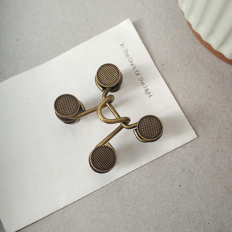 Утягивающее устройство для талии 32 мм, без гвоздей, съемная пуговица, джинсовые брюки, регулируемая талия, большие изменения, маленькая ветровая пуговица для усадки талии