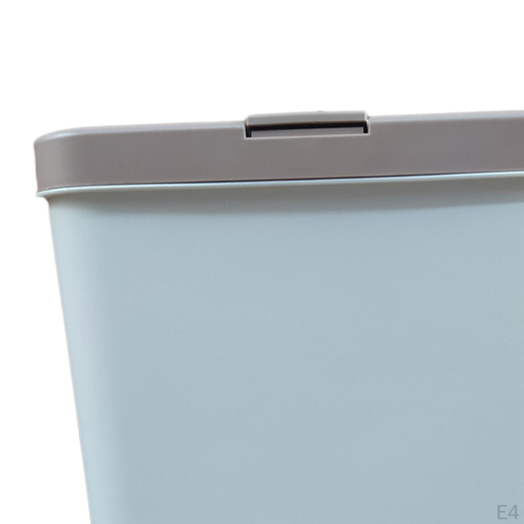 Мусорный бак для ванной, корзина для мусора с пресс-верхними крышками, прямоугольная мусорная корзина) Мусорные баки для туалета