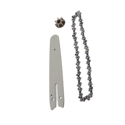 Комплект цепей для бензопилы, стальная звездочка 186 мм, направляющая пластина 230 мм, сменные аксессуары для цепи 6 дюймов