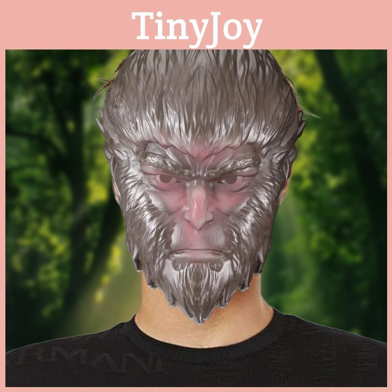 Маска Black Myth Wukong Забавный обезьяний головной убор для Хэллоуина и косплея