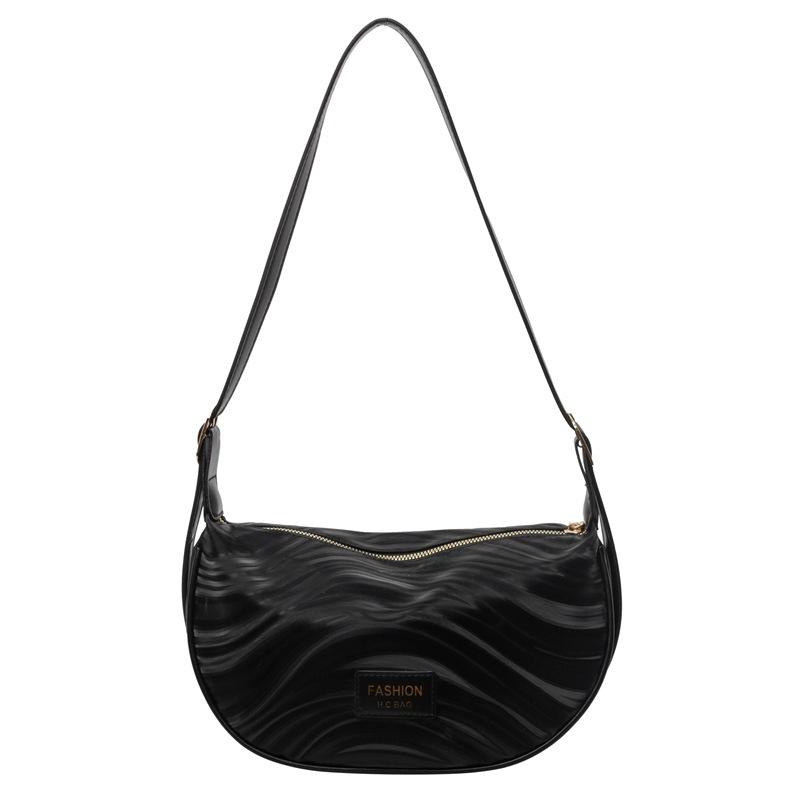 Городская текстура Нишевая сумка Женская сумка Новая повседневная сумка через плечо Модная простая сумка-пельмень на одно плечо Трендовая