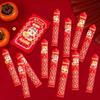 12/24PCS Horse (Chinese Zodiac) Drawing Lots Money Envelopes Red Lucky Money Bag  Year of Horse